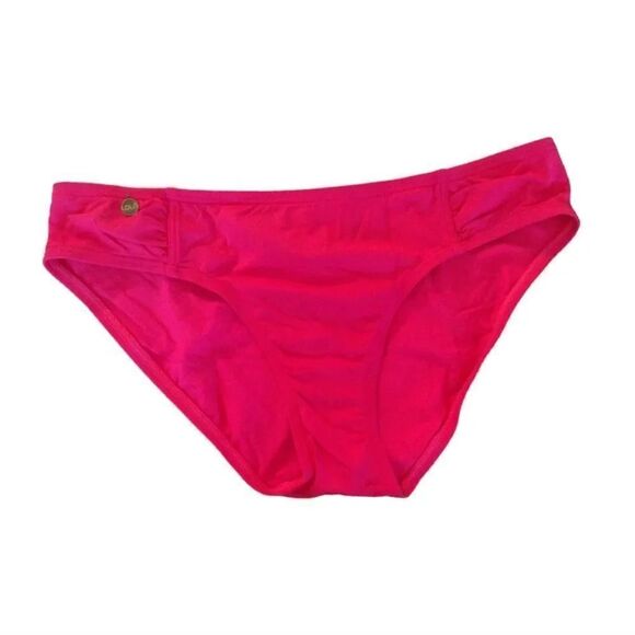 Lole Activewear Pink Mid Rise Active Bikini Swim Bottoms Medium - Picture 5 of 12
